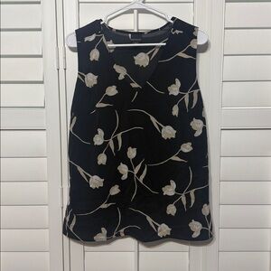 Covington Black Sleeveless Top